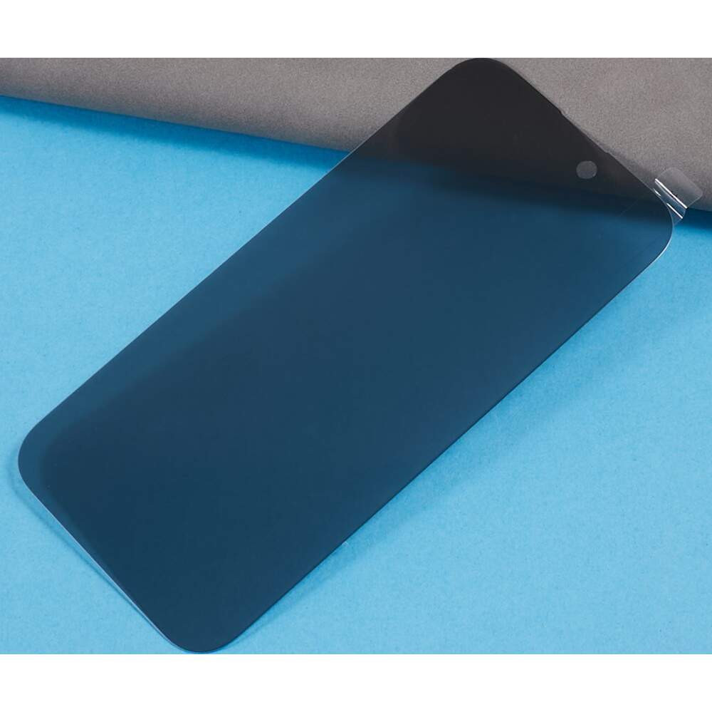 Folie de sticla Apple iPhone 16 Plus, Privacy Glass, margini usor curbate — varianta 2