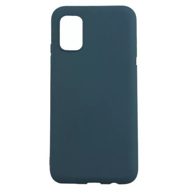 Set folie si husa Samsung Galaxy A51, sticla transparenta si Matt TPU, albastru inchis — varianta 3