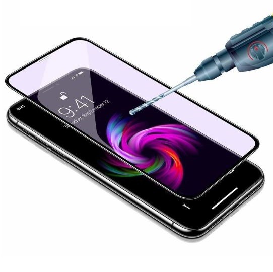 Folie de sticla Apple iPhone 11 Pro / iPhone XS / iPhone X, Full Glue 111D, margini negre — varianta 4