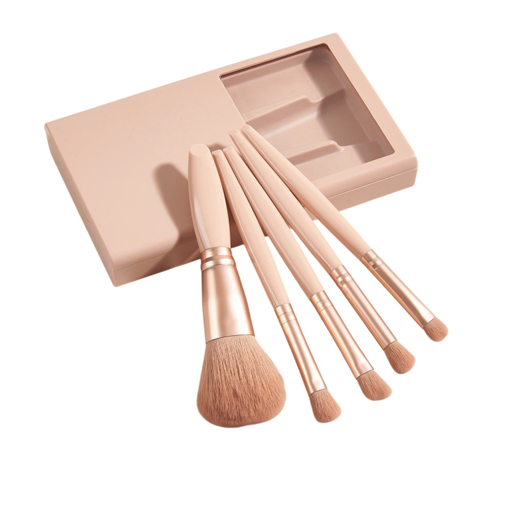 Set 5 pensule cu suport pentru depozitare si oglinda — varianta 3