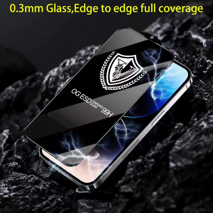Folie sticla Apple iPhone 16 Pro, Full Glue OG ESD, premium, margini negre — varianta 2