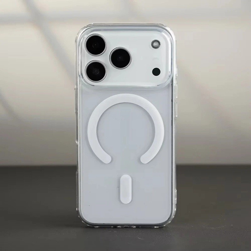 Husa protectie Apple iPhone 17 Pro Max, Magsafe, SnapOn, AntiDrop, Acryl+TPU, transparenta — varianta 2