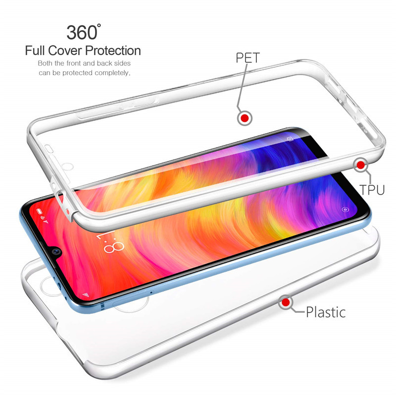 Husa protectie Samsung Galaxy Note 10 Lite (fata + spate) Fully PC & PET 360°, transparenta — varianta 4