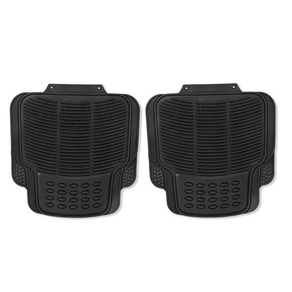Set 4 covorase auto PVC, antiderapante, negre — varianta 2