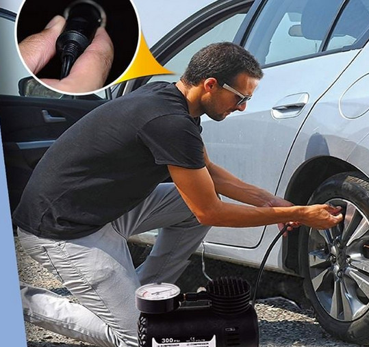 Pompa electrica auto, 12V, alimentare la bricheta — varianta 2