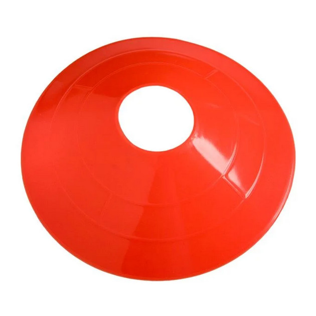Discuri pentru antrenament, din plastic, 19 cm, portocalii, 4 bucati — 2