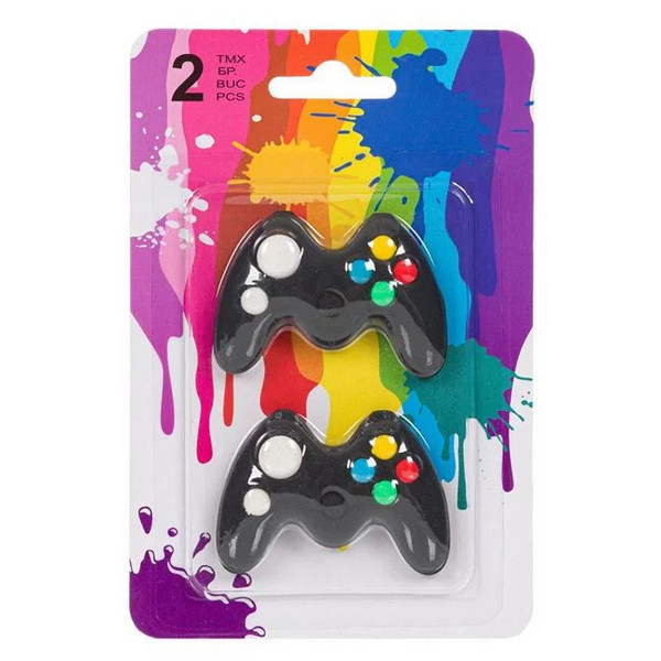 Set 2 radiere / gume de sters 3D, model Consola Gaming, 6 x 4 cm — varianta 2
