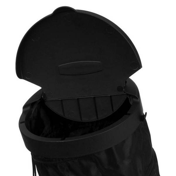 Mini cos de gunoi auto, tip Pop-Up, 16 x 19 cm, negru — varianta 3