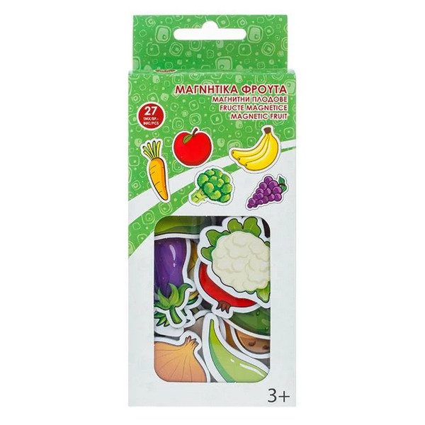 Fructe si legume din carton, magnetice, 27 bucati — 3
