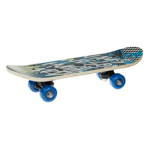 Skateboard copii, 43 x 12.5 cm, alb/albastru — varianta 4