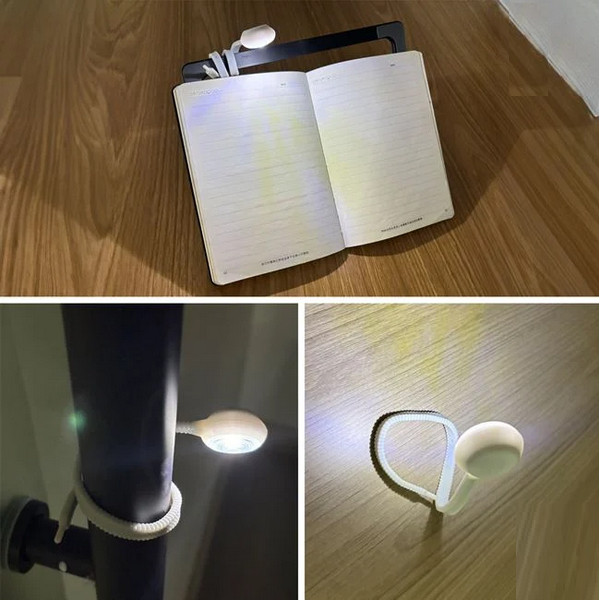 Lampa de citit LED, tip siret, lumina alba, Ø3 x 26 cm — varianta 4