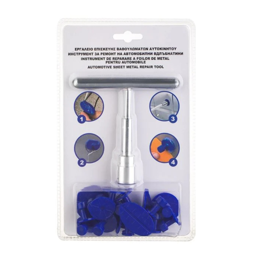 Kit pentru indreptat/reparat lovituri mici caroserie auto, 18 ventuze — varianta 3