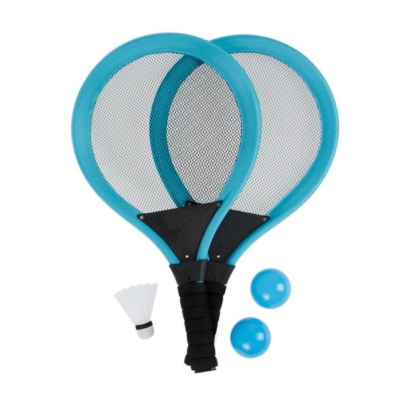 Badminton - set rachete, mingi, fluturas, 14+ ani, MegaCreative, albastre — varianta 3