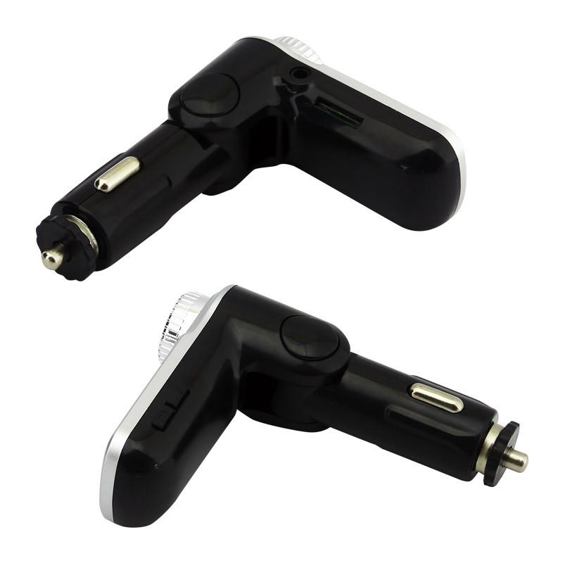 Modulator FM Kbroad KCB-670, Bluetooth, AUX, 2 porturi USB, handsfree, negru/argintiu — varianta 2