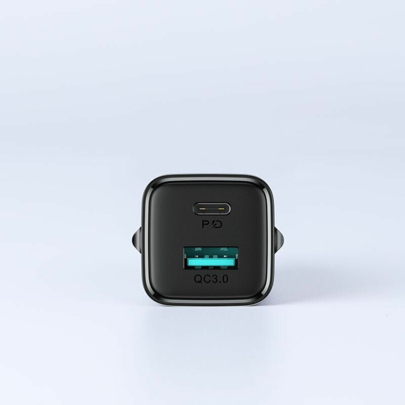 Incarcator casa Joyroom L-QP207, 20W, 1 x USB-C, 1 x USB-A, PD, QC 3.0, negru — varianta 7