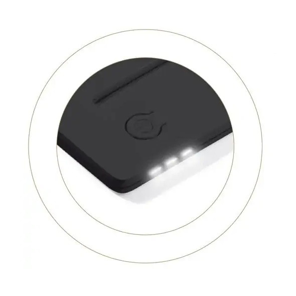 Set 3 in 1 Toppoint Card Connect, cablu USB cu 2 capete (Lightning si MicroUSB) si lanterna LED, negru — varianta 2