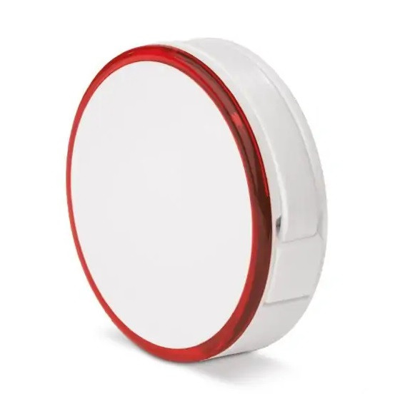Hub USB 2.0, 4 porturi, 7.5 cm, alb/rosu — 2