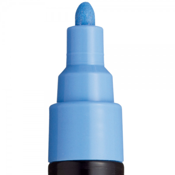 Marker UNI Posca PC-5M, varf rotund, 1.8-2.5mm sky blue — 2