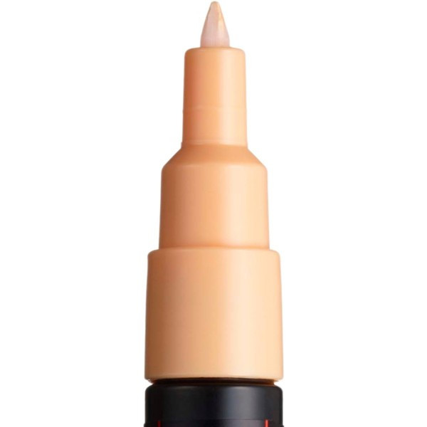 Marker UNI Posca PC-1M, varf rotund, 0.7mm portocaliu deschis — varianta 2