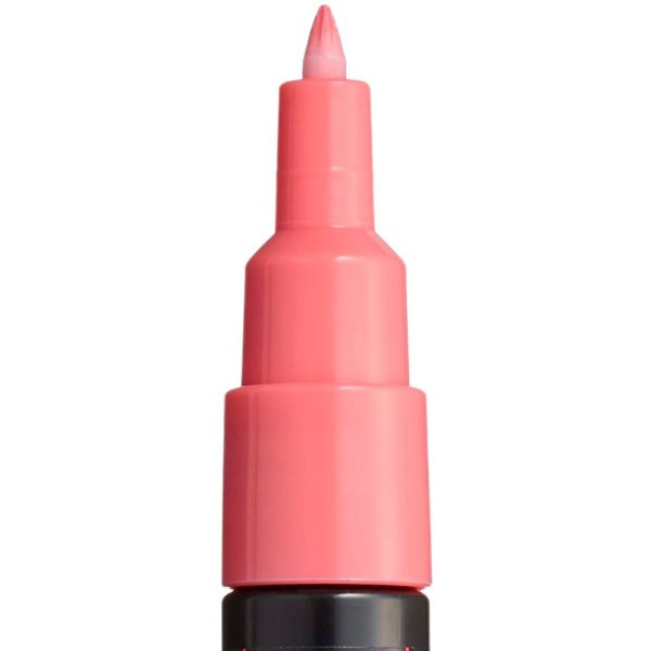 Marker UNI Posca PC-1M, varf rotund, 0.7mm roz corai — varianta 2
