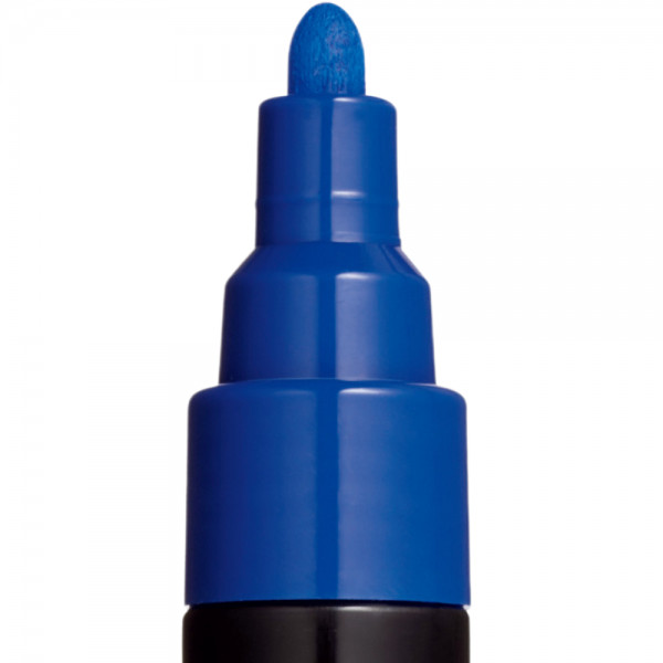 Marker UNI Posca PC-5M, varf rotund, 1.8-2.5mm albastru — 2