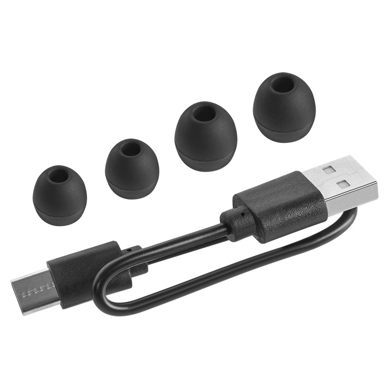 Casti TWS (true wireless) Kruger & Matz M19, Bluetooth 5.3, touch control, negre — varianta 4
