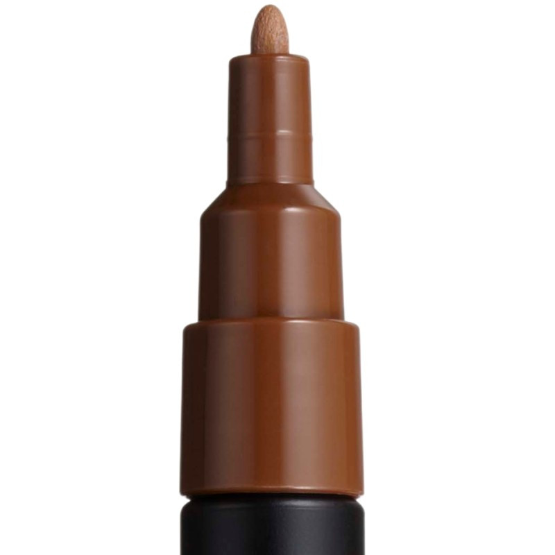 Marker UNI Posca maro PC-3M, varf rotund, 0.9-1.3mm — 2