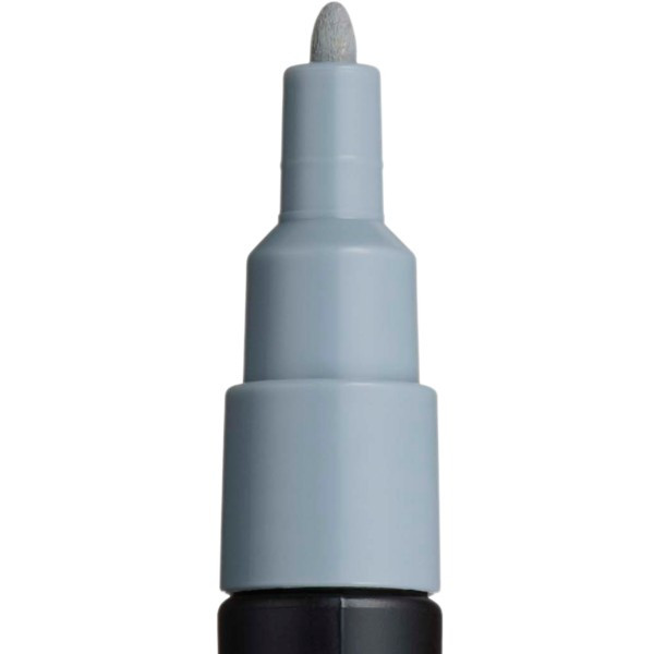 Marker UNI Posca gri PC-3M, varf rotund, 0.9-1.3mm — varianta 2