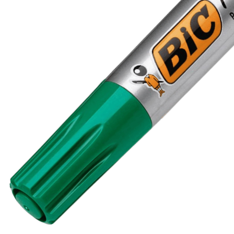 Marker permanent Bic Marking 2000, varf rotund, 1.7 mm, corp gros, verde — varianta 2