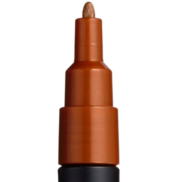 Marker UNI Posca bronz PC-3M, varf rotund, 0.9-1.3mm — varianta 2