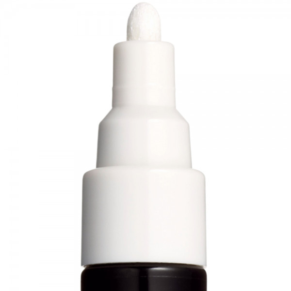 Marker UNI Posca PC-5M, varf rotund, 1.8-2.5mm alb — 2