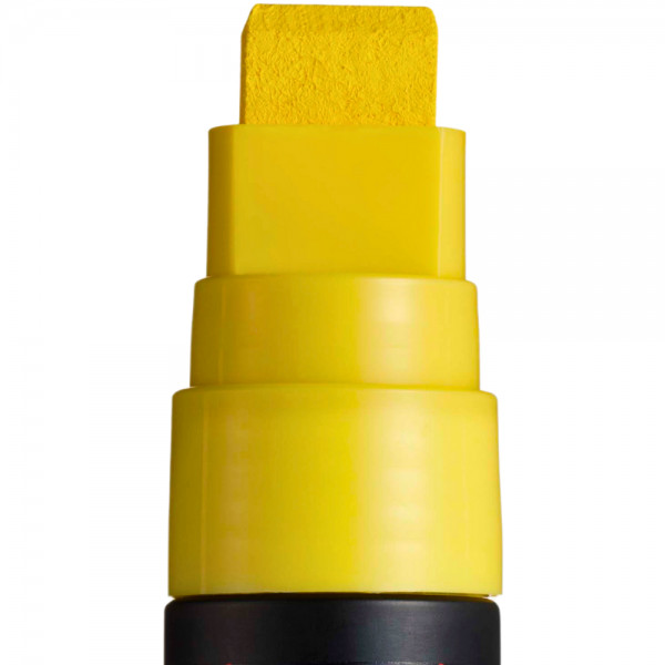 Marker UNI Posca PC-17K, varf tesit, 15.0mm galben — 2