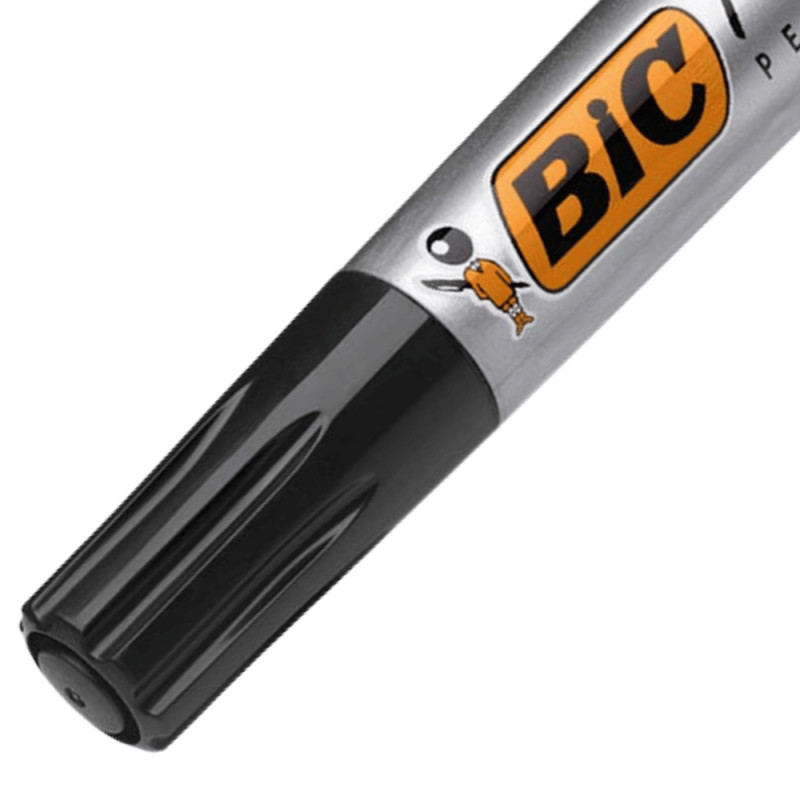 Marker permanent Bic Marking 2000, varf rotund, 1.7 mm, corp gros, negru — varianta 2