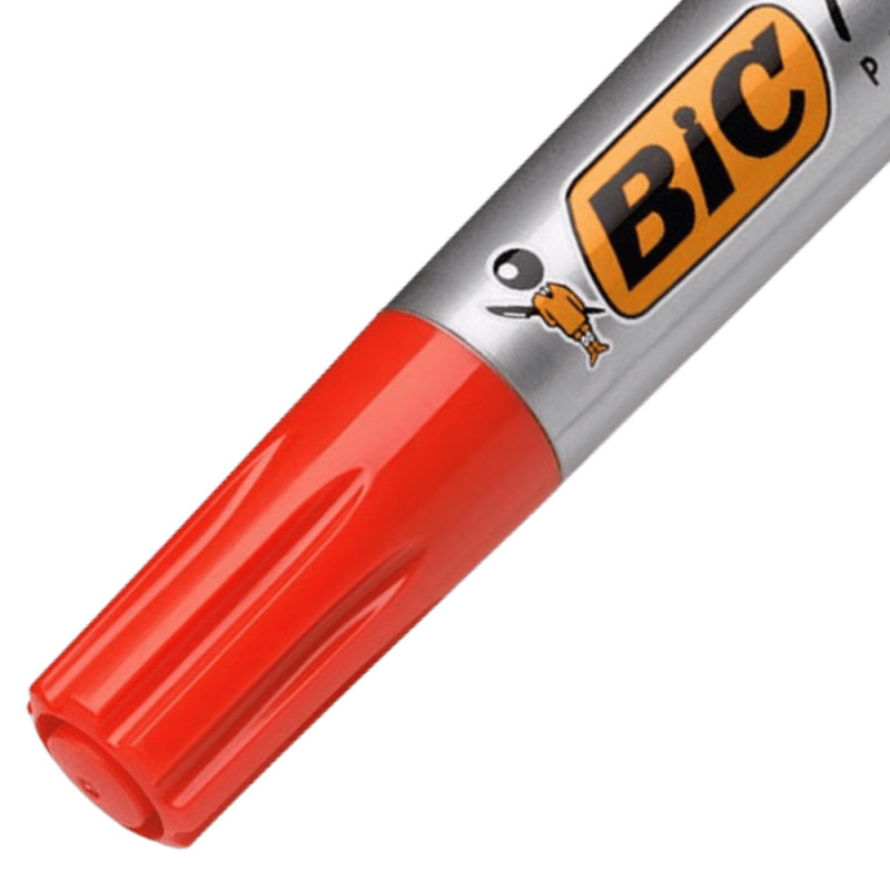 Marker permanent Bic Marking 2000, varf rotund, 1.7 mm, corp gros, rosu — varianta 2
