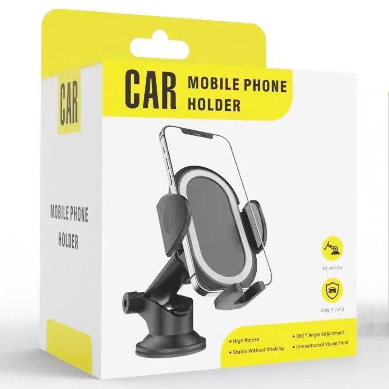 Suport auto magnetic MX-CZ023, cu cleme, MultiAngle, brat telescopic, prindere pe bord/parbriz, negru — varianta 2