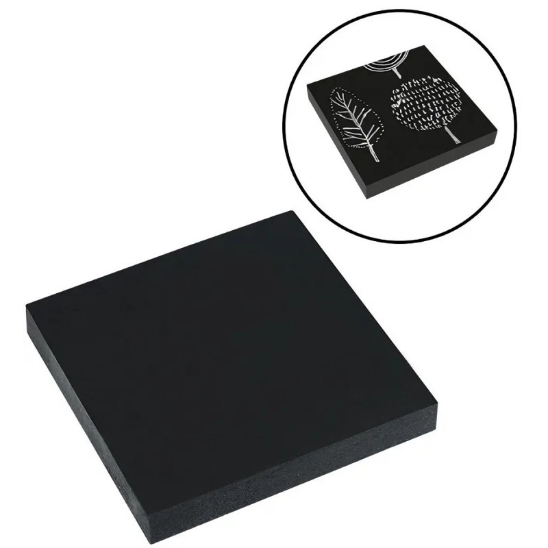 Notes adeziv Eagle 654BL, 100 coli, 75 x 75 mm, negru — 2
