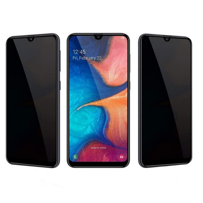 Folie de protectie Apple iPhone 11 Pro / iPhone XS / iPhone X, Privacy Ceramic, margini negre — varianta 4