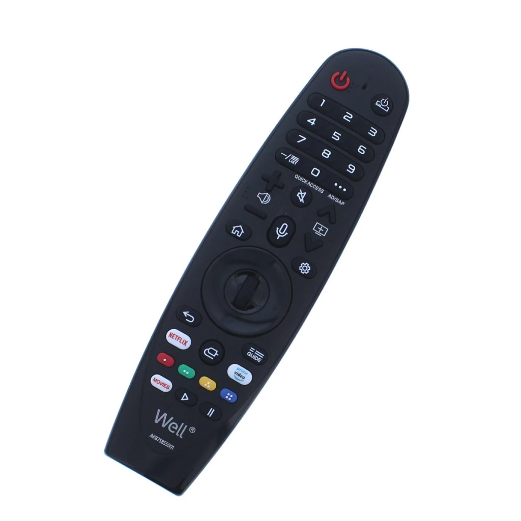 Telecomanda universala TV LED/LCD LG, Well RC-UNIV-LG01-WL, neagra — varianta 2