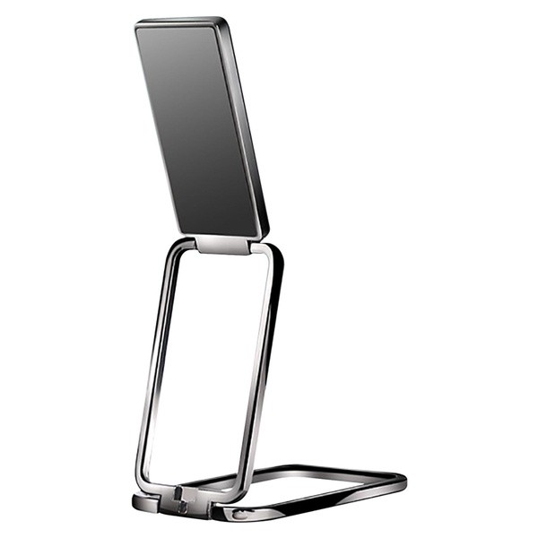 Stand metalic pliabil, prindere adeziva, compatibil telefoane si tablete PC, rose gold — varianta 3