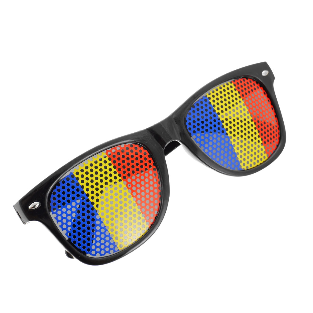 Ochelari de soare cu lentile tricolore ROMANIA — 3