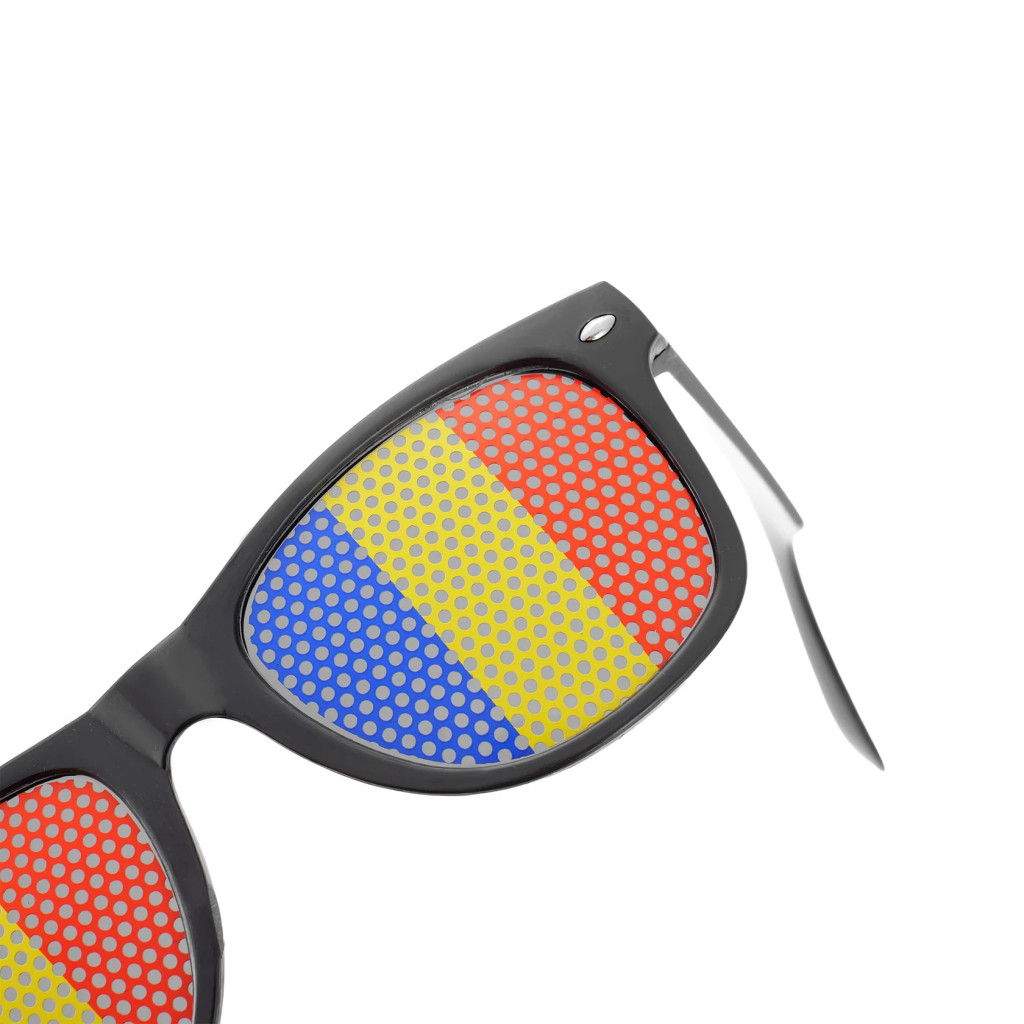 Ochelari de soare cu lentile tricolore ROMANIA — 4