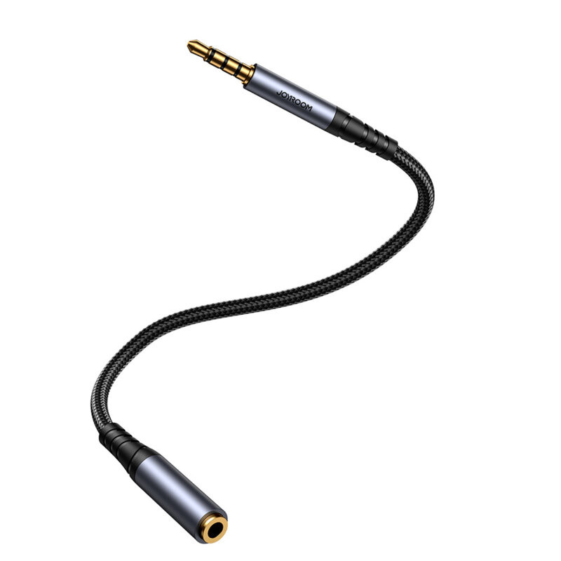 Extensie cablu audio auxiliar / AUX / jack 3.5 mm Joyroom SY-A09, 1.2 metri, negru — 2