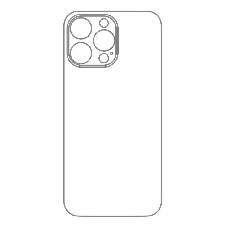 Folie Mata TPU Apple iPhone 14 Pro Max, BYRY® Hydrogel, ultra subtire, regenerabila - spate — varianta 2
