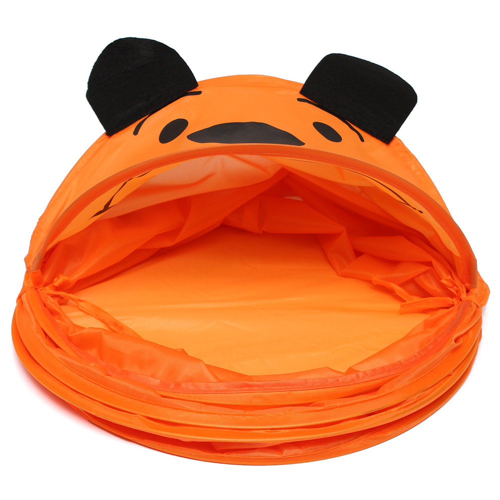 Cos pliabil pentru depozitare jucarii, RCO, portocaliu, poliester, 55 cm — varianta 5