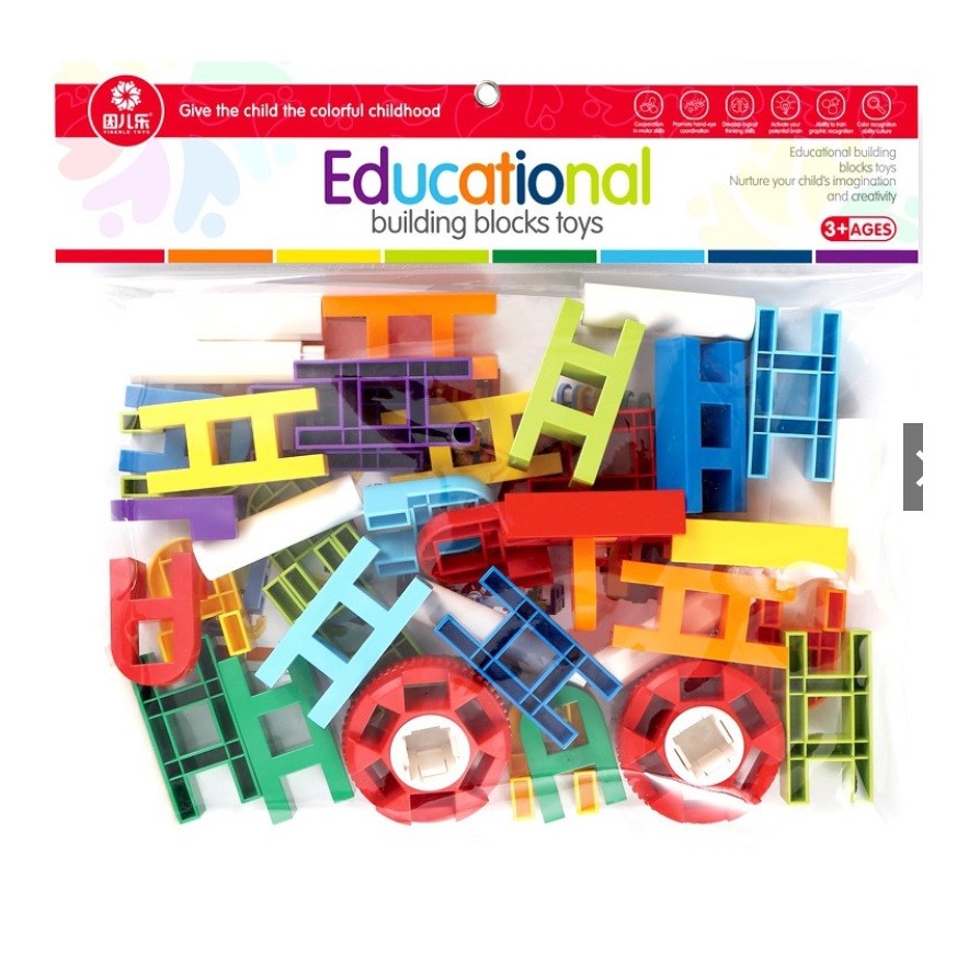 Set de constructie educational, 30 de piese, WW3026 — varianta 4