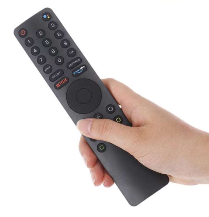 Telecomanda bluetooth Xiaomi Mi TV / Stick / Box XMRM-010, functie vocala, Netflix, Prime Video, neagra — varianta 2