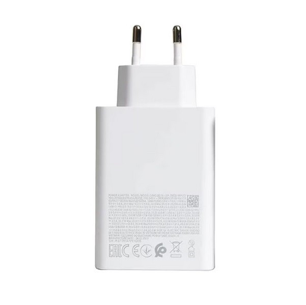 Incarcator telefon ZK-15, 65W, 2 porturi PD/Type-C + 1 port USB, incarcare super rapida, alb — 3