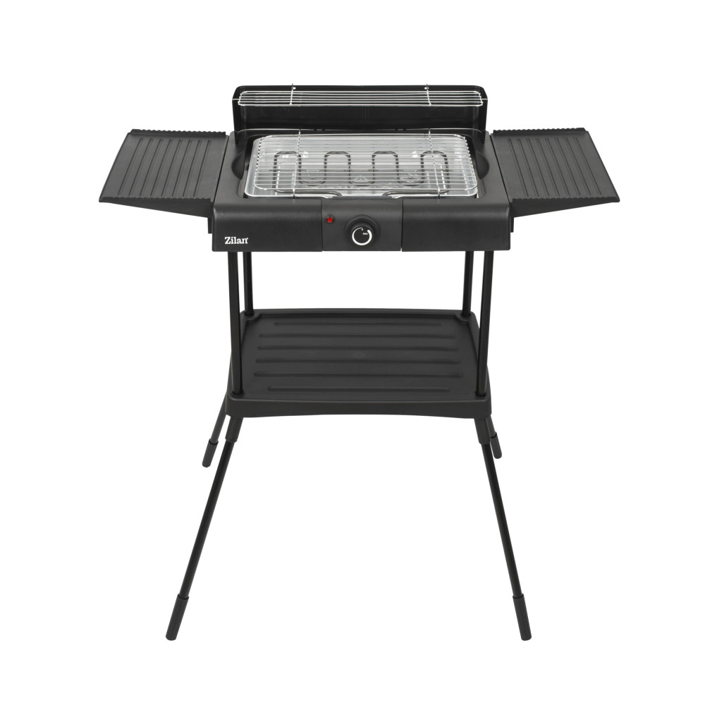 Gratar electric cu picior ZİLAN ZLN-3789, 2400 W, termostat reglabil, negru — varianta 2