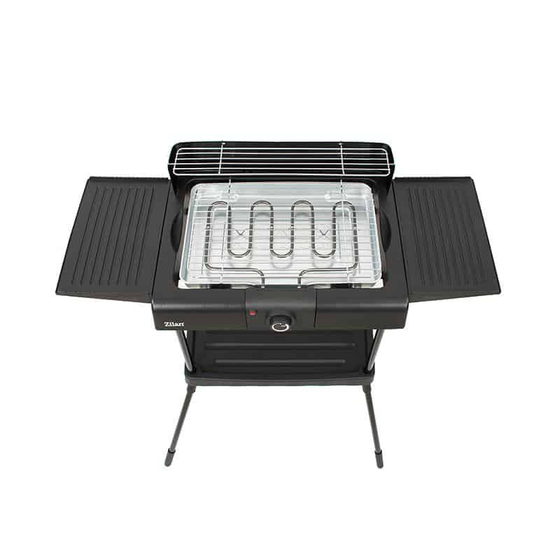 Gratar electric cu picior ZİLAN ZLN-3789, 2400 W, termostat reglabil, negru — varianta 3