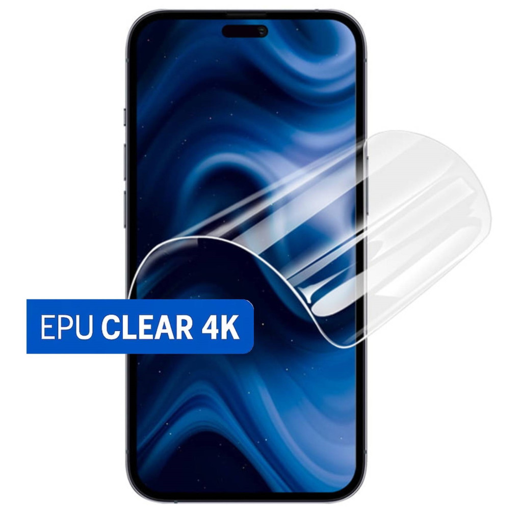 Folie EPU Apple iPhone 17 Pro, BYRY® Hydrogel, Clear 4K, ultra subtire, regenerabila